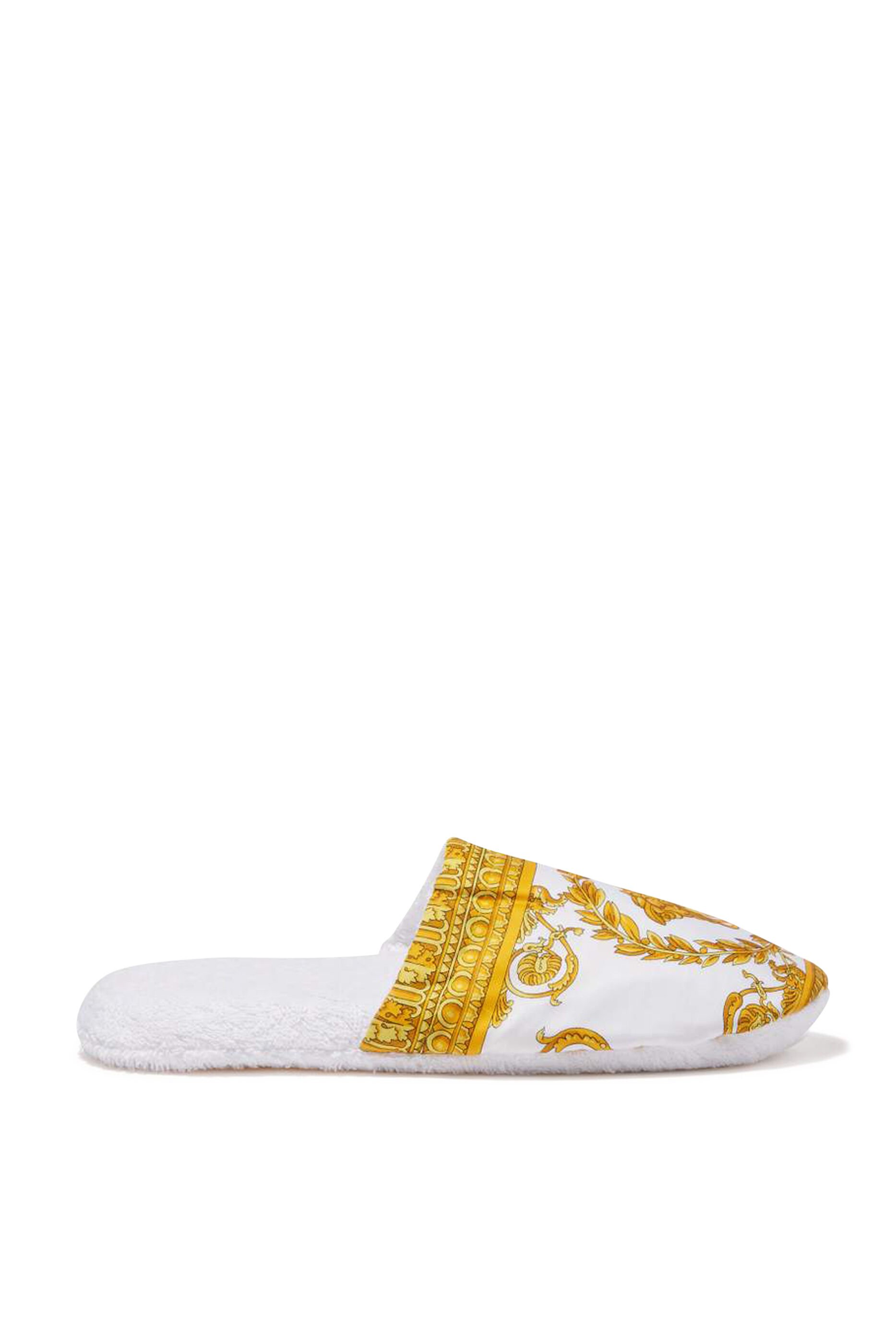 Versace baroque 2025 bath slippers